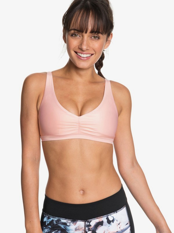 roxy, Envy Bra - Sport BH voor Dames, CORAL CLOUD (mfn0) 0 Envy Bra - Sport BH voor Dames Pink ERJKT03452 Roxy