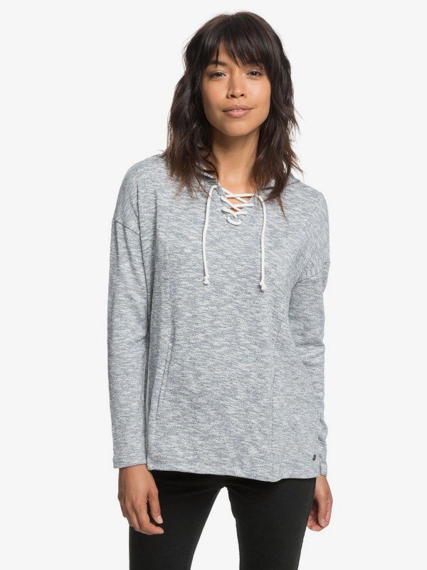 roxy, Discovery Arcade - Sweat à capuche pour Femme, DRESS BLUES (btk0) 0 Discovery Arcade - Sweat à capuche pour Femme Bleu ERJKT03466 Roxy