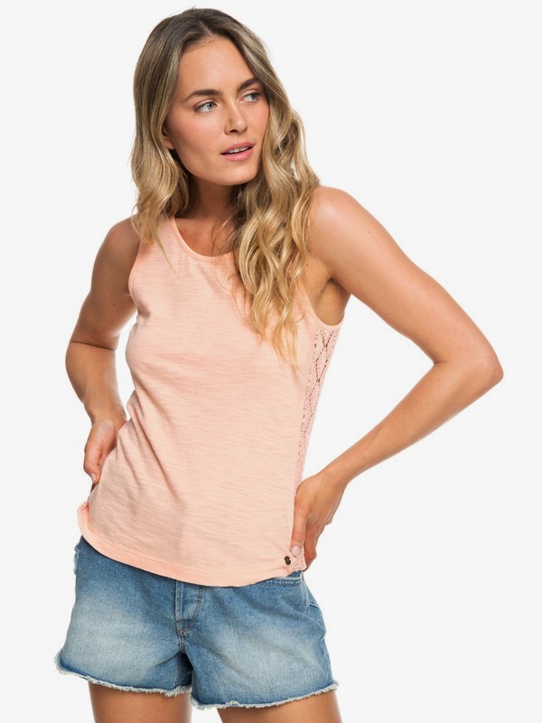 roxy, Another Breath - Vest Top for Women, SALMON (mfg0) 0 Another Breath - Vest Top for Women Pink ERJKT03515 Roxy