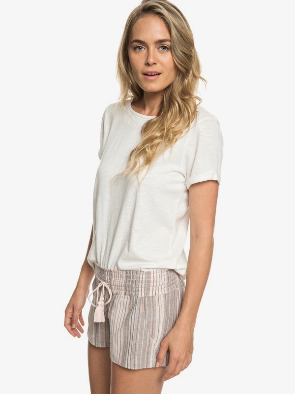 roxy, West Alley - Camiseta para Mujer, MARSHMALLOW (wbt0) 0 West Alley - Camiseta para Mujer Blanco ERJKT03517 Roxy
