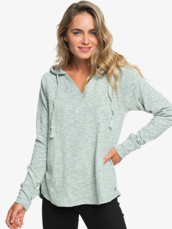 roxy, Wild Dreaming - Sweat à capuche pour Femme, DUCK GREEN (gpl0) 0 Wild Dreaming - Sweat à capuche pour Femme Vert ERJKT03536 Roxy