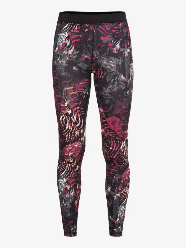 roxy, Daybreak Bottom Technical Base Layer Leggings, FOUR LEAF CLOVER_ZEBRATREE (gph3) 0 Daybreak Bottom Technical Base Layer Leggings Green ERJLW03001 Roxy
