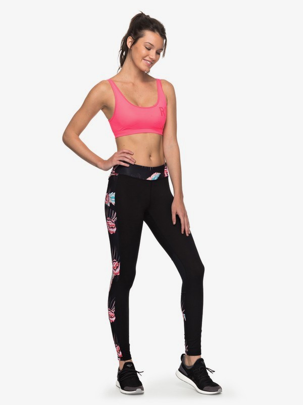 roxy, Spy Game - Technical Leggings for Women, ANTHRACITE MIDDLE ISLAND (kvj8) 0 Spy Game - Technical Leggings for Women Black ERJNP03165 Roxy