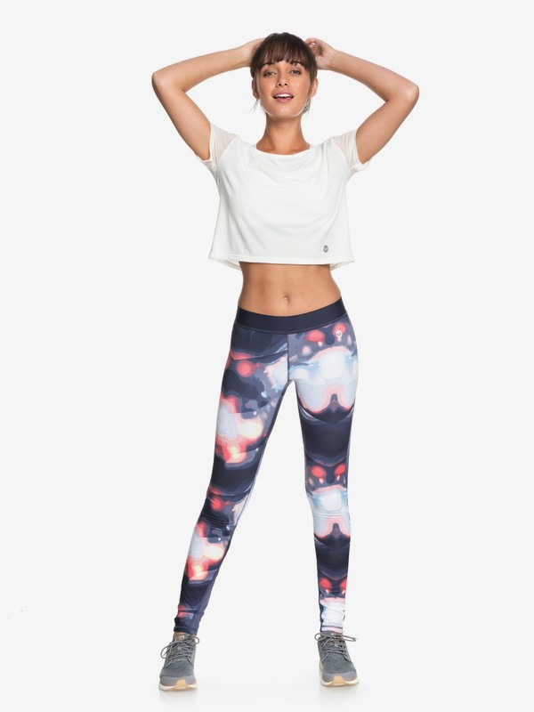 roxy, Snow Piercer - Leggings de diseño técnico para Mujer, CORAL CLOUD DUSK SWIRL (mfn6) 0 Snow Piercer - Leggings de diseño técnico para Mujer Rosa ERJNP03200 Roxy