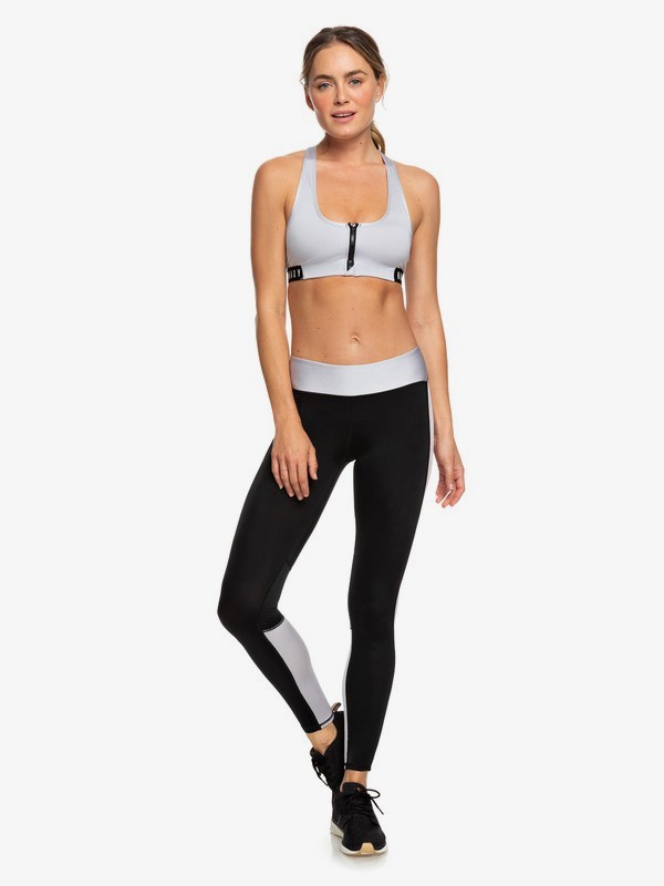 roxy, Spy Game - Workout-Leggings für Frauen, SILVER (slr0) 0 Spy Game - Workout-Leggings für Frauen Grau ERJNP03213 Roxy