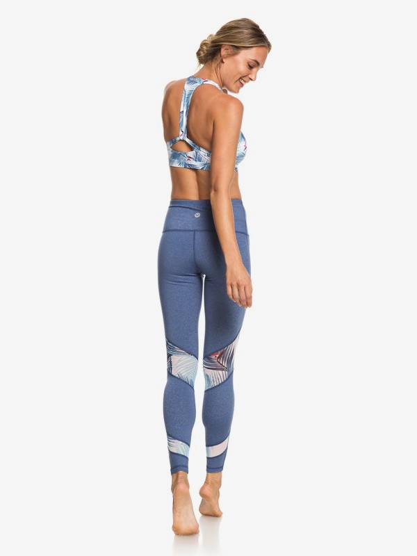 roxy, Diamond Hunter - Legging de sport pour Femme, TRUE NAVY (bpz0) 0 Diamond Hunter - Legging de sport pour Femme Bleu ERJNP03218 Roxy