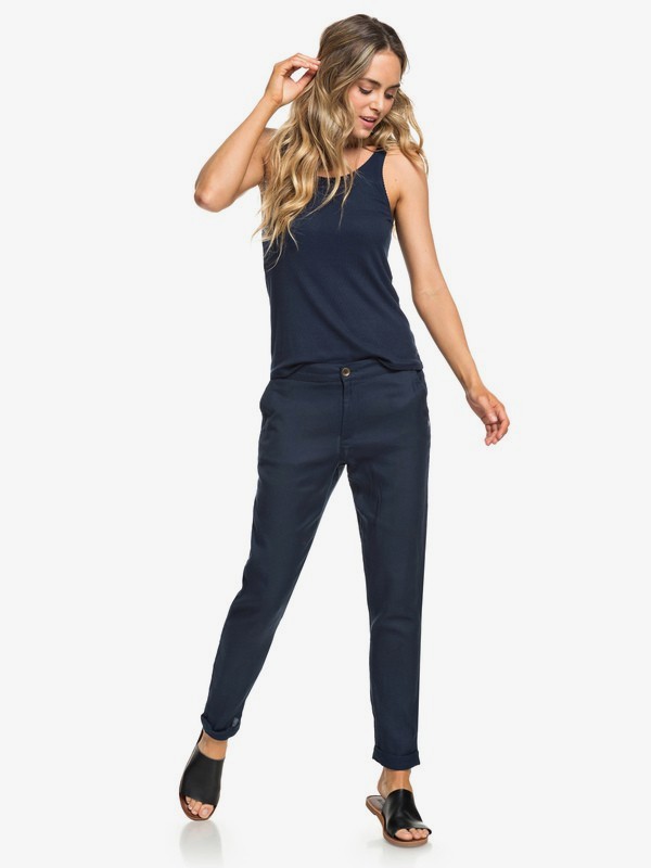 roxy, Girly Men - Pantalon fuselé pour Femme, DRESS BLUES (btk0) 0 Girly Men - Pantalon fuselé pour Femme Bleu ERJNP03222 Roxy