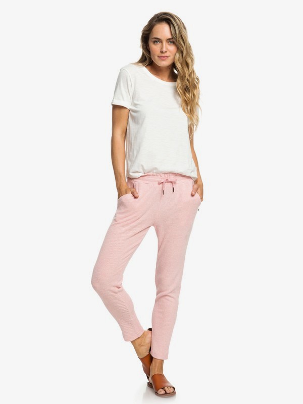 roxy, Beach Dance Super-Soft Joggers, BRANDIED APRICOT HEATHER (mjgh) 0 Beach Dance Super-Soft Joggers Pink ERJNP03229 Roxy