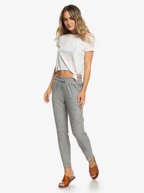 roxy, Beach Dance Super-Soft Joggers, HERITAGE HEATHER (sgrh) 0 Beach Dance Super-Soft Joggers Grey ERJNP03229 Roxy