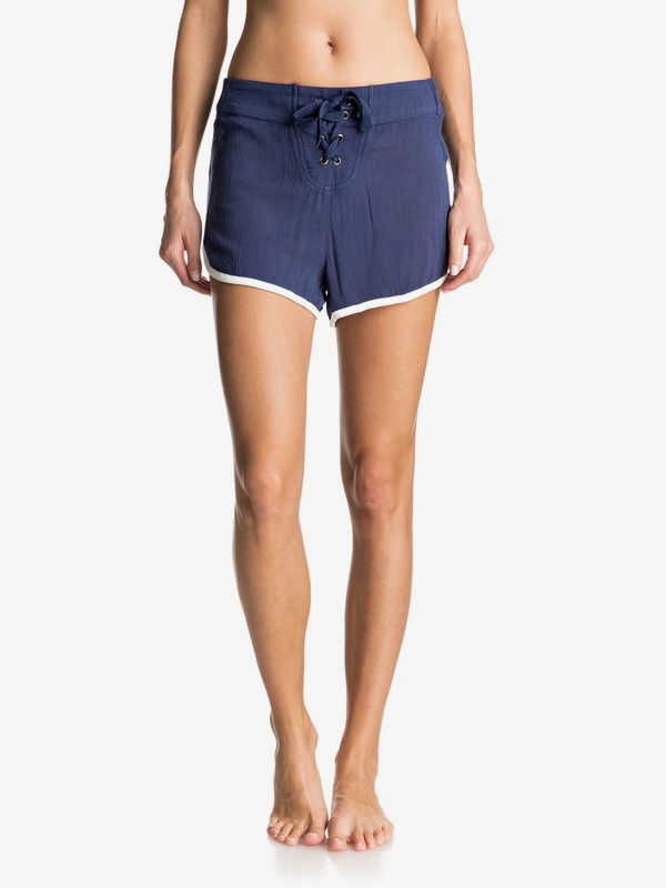 roxy, For My Pleasure - Dolphin Shorts, TRUE NAVY/BLUE PRINT (bpz0) 0 For My Pleasure - Dolphin Shorts ERJNS03118 Roxy