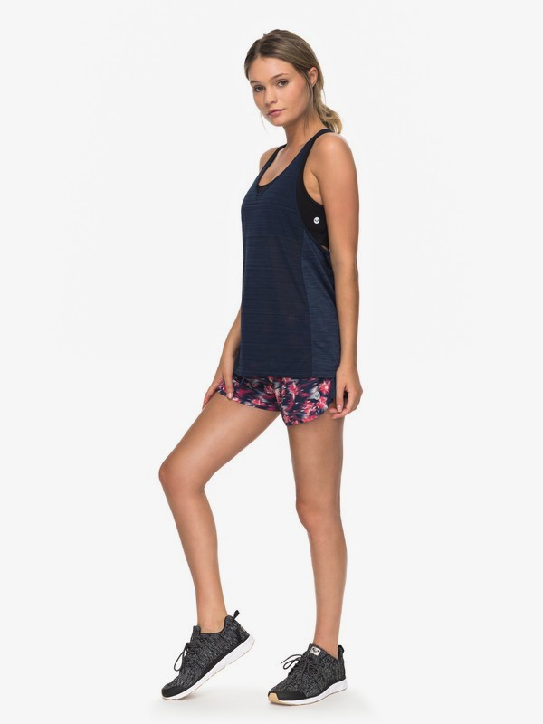 roxy, All In Time Technical Shorts, DRESS BLUES NEON WATERFALL (mlj1) 0 All In Time Technical Shorts Pink ERJNS03147 Roxy