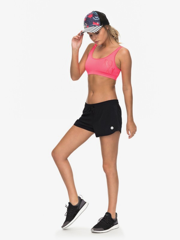 roxy, All In Time - Short technique pour Femme, ANTHRACITE (kvj0) 0 All In Time - Short technique pour Femme Noir ERJNS03150 Roxy