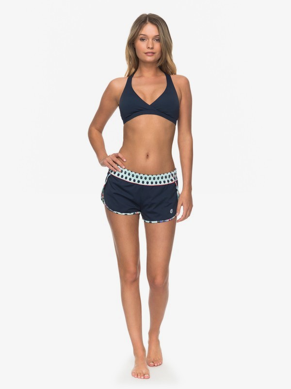 roxy, Gonna Groove - Short technique pour Femme, BLUE LIGHT RAIN DAZE (bek6) 0 Gonna Groove - Short technique pour Femme Bleu ERJNS03151 Roxy