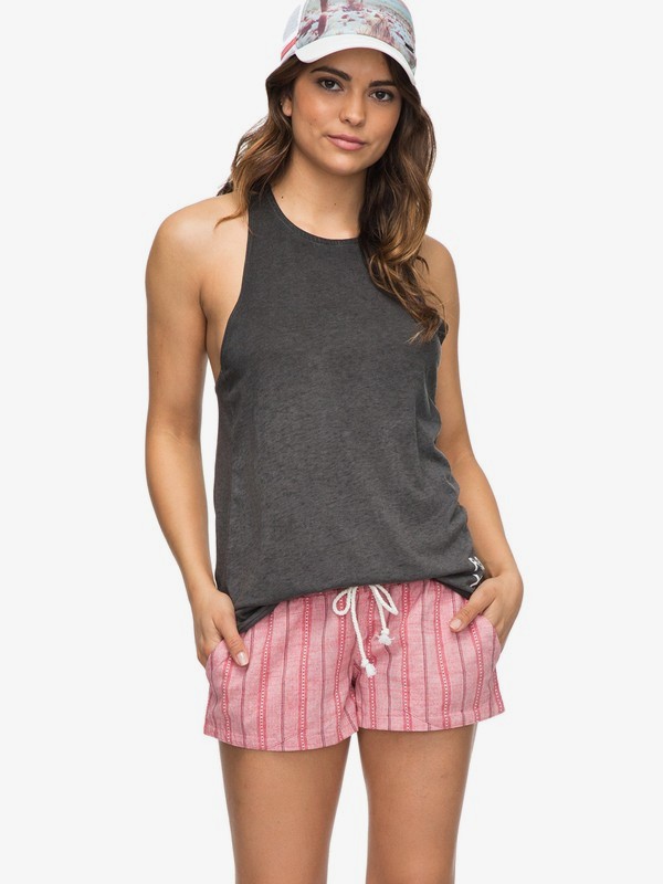 roxy, Oceanside Beach Shorts, HOLLY BERRY SOUTH BORDER (mmt4) 0 Oceanside Beach Shorts Pink ERJNS03154 Roxy