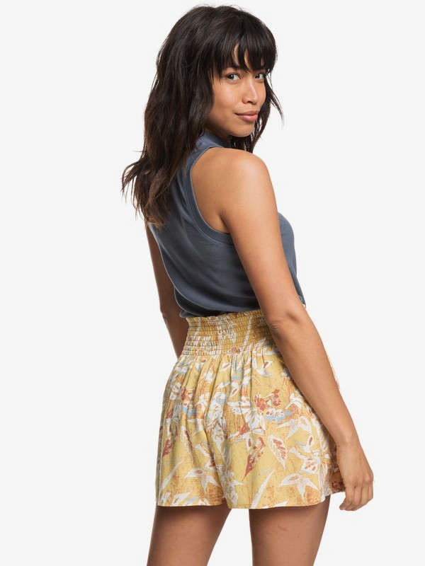 roxy, I Need Your Love Beach Shorts, FALL LEAF PENDULUM (yjg6) 0 I Need Your Love Beach Shorts Yellow ERJNS03176 Roxy
