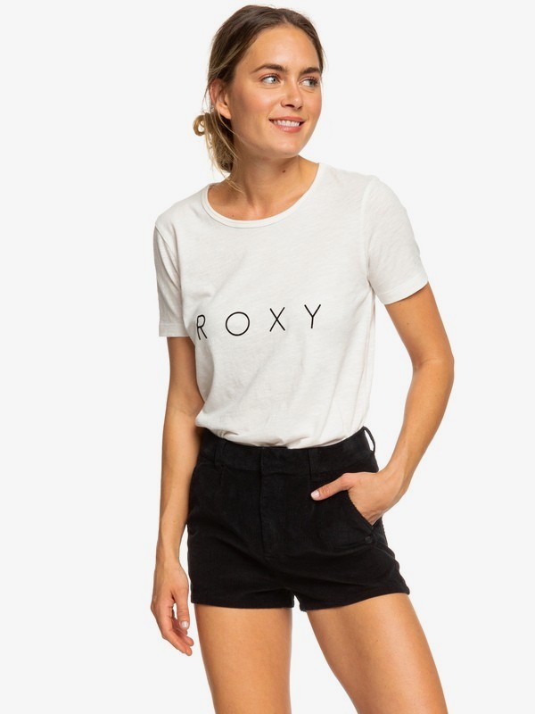 roxy, People Around Corduroy Shorts, TRUE BLACK (kvj0) 0 People Around Corduroy Shorts Black ERJNS03188 Roxy