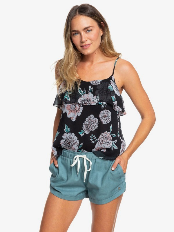 roxy, New Impossible Love Beach Shorts, TROOPER (bln0) 0 New Impossible Love Beach Shorts Blue ERJNS03216 Roxy
