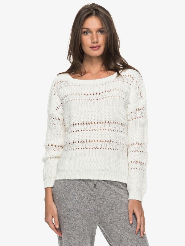roxy, Dream Believer - Pullover, MARSHMELLOW (wbt0) 0 Dream Believer - Pullover Blanc ERJSW03190 Roxy