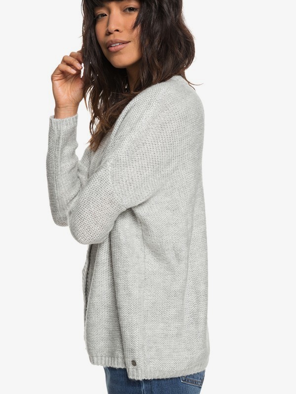 roxy, Stillest Hours - Gilet pour Femme, HERITAGE HEATHER (sgrh) 0 Stillest Hours - Gilet pour Femme Gris ERJSW03290 Roxy