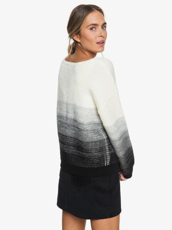roxy, A Day At Dream Beach Sweater, TRUE BLACK (kvj0) 0 A Day At Dream Beach Sweater Black ERJSW03307 Roxy
