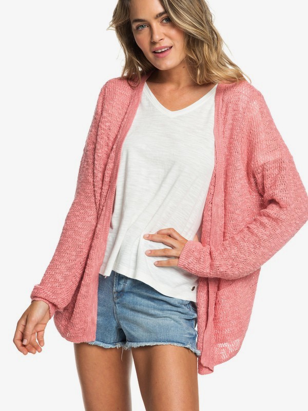 roxy, Liberty Discover - Gilet pour Femme, BRANDIED APRICOT (mjg0) 0 Liberty Discover - Gilet pour Femme Rose ERJSW03310 Roxy