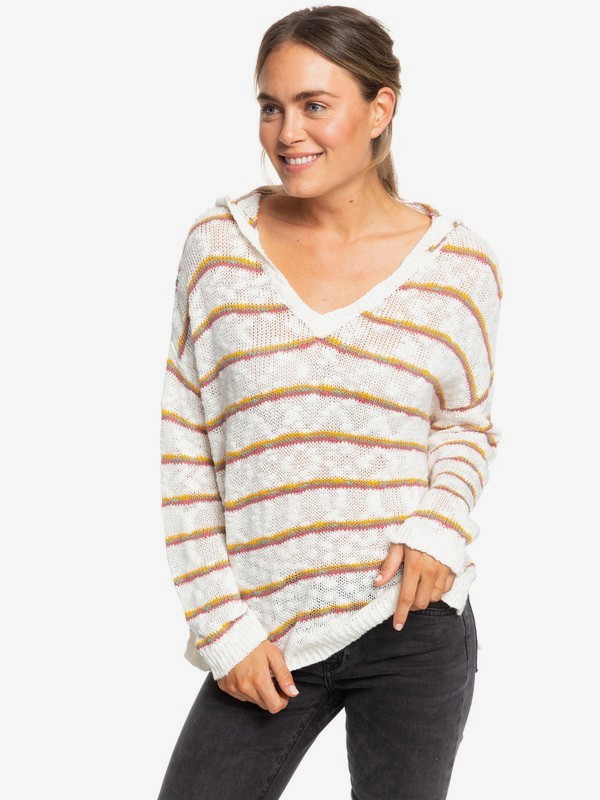roxy, Sandy Bay Hooded Poncho Sweater, MAUVEWOOD MOM TEA (mmp4) 0 Sandy Bay Hooded Poncho Sweater Pink ERJSW03361 Roxy