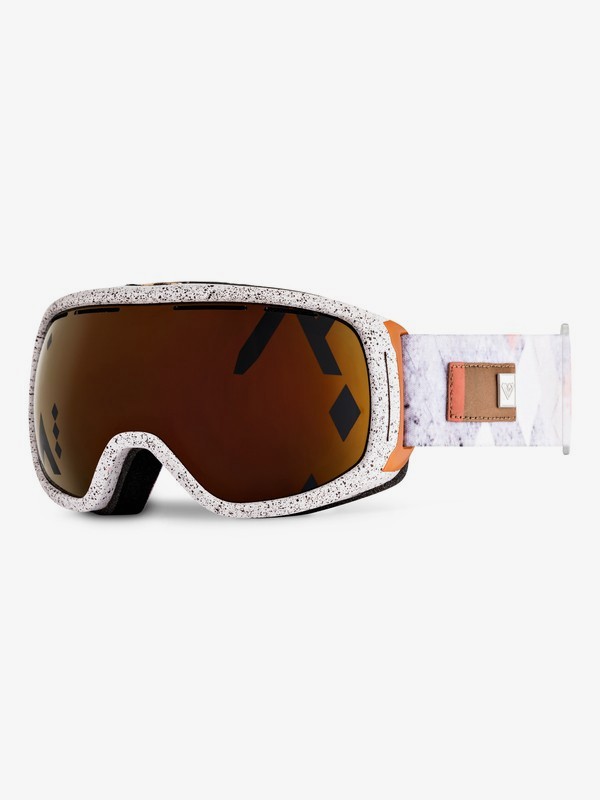 roxy, Rockferry - Snowboard Goggles, FROZEN MOUNTAIN_HEATHER GREY (mjw7) 0 Rockferry - Snowboard Goggles Rosa ERJTG03001 Roxy