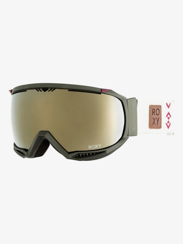roxy, Hubble - Masque de ski/snowboard pour Femme, FOUR LEAF CLOVER (gph0) 0 Hubble - Masque de ski/snowboard pour Femme Vert ERJTG03054 Roxy