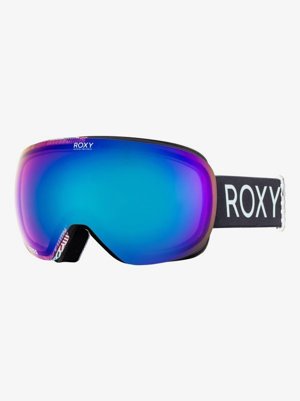 roxy, Popscreen Snowboard/Ski Goggles, TRUE BLACK_POP SNOW LINES (kvj7) 0 Popscreen Snowboard/Ski Goggles Black ERJTG03058 Roxy