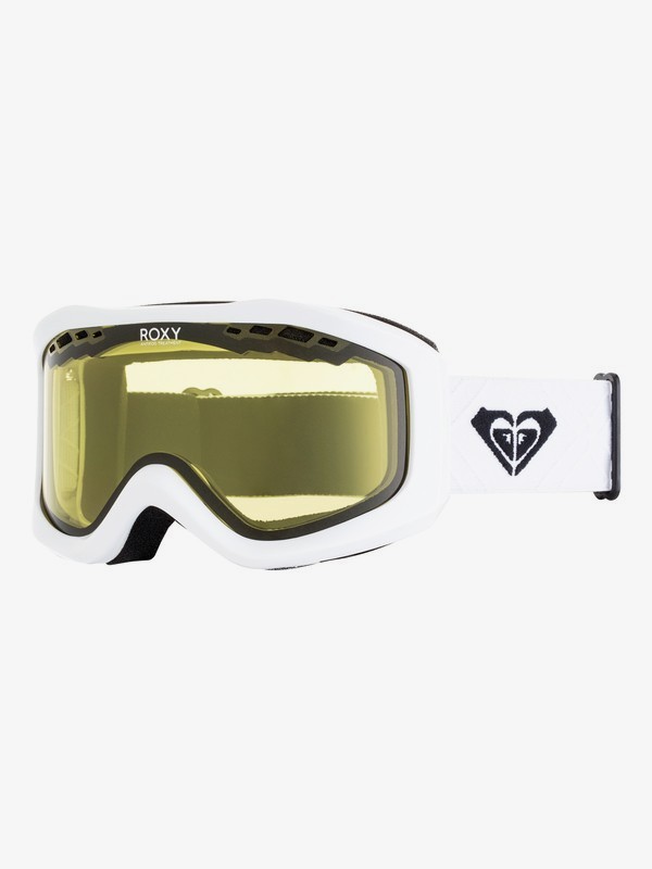 roxy, Sunset Bad Weather - Masque de ski/snowboard pour Femme, BRIGHT WHITE (wbb0) 0 Sunset Bad Weather - Masque de ski/snowboard pour Femme Blanc ERJTG03066 Roxy