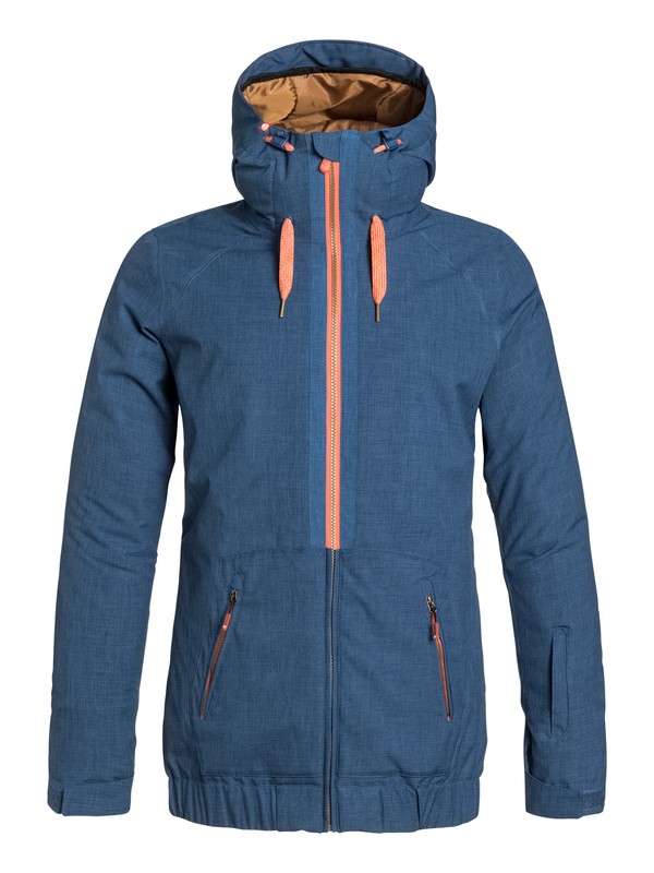 roxy, Valley Hoodie Snow Jacket, ENSIGN BLUE (brd0) 0 Valley Hoodie Snow Jacket ERJTJ03021 Roxy