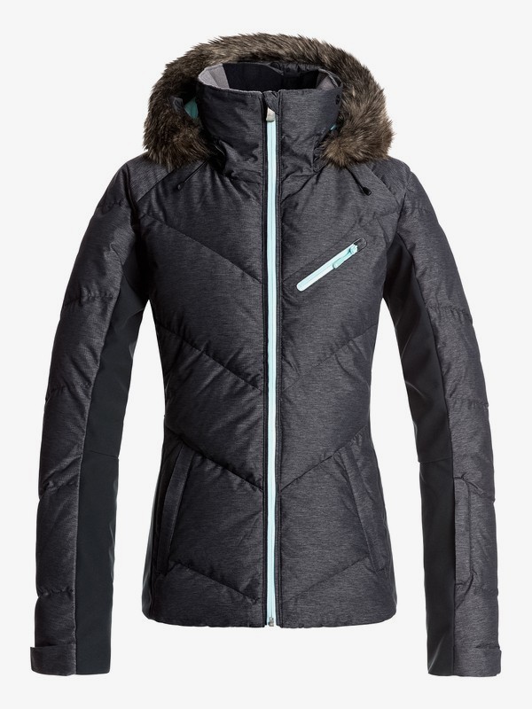 roxy, Snowstorm - Snow Jacket for Women, TRUE BLACK (kvj0) 0 Snowstorm - Snow Jacket for Women Black ERJTJ03105 Roxy