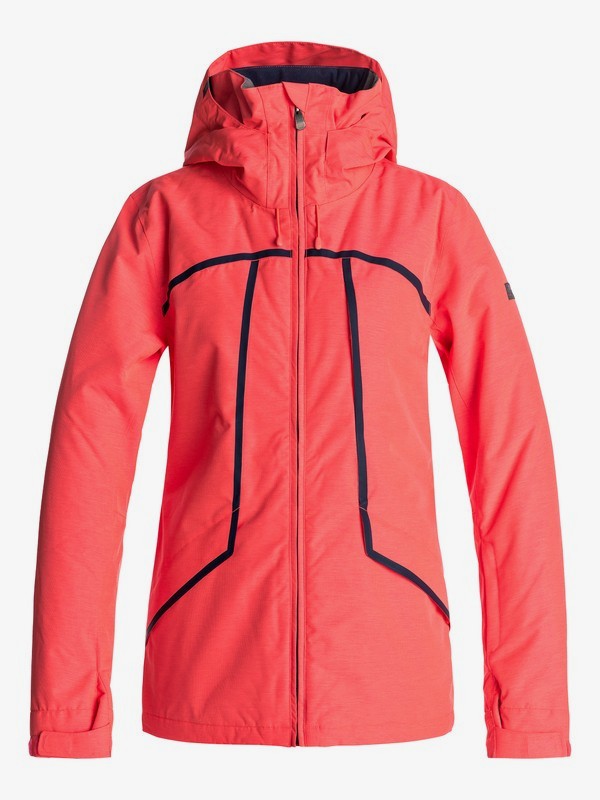 roxy, Wildlife - Snow Jacket for Women, NEON GRAPEFRUIT (nkn0) 0 Wildlife - Snow Jacket for Women Orange ERJTJ03107 Roxy