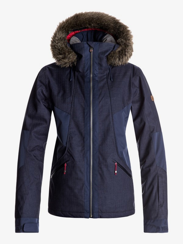 roxy, Atmosphere - Chaqueta Para Nieve para Mujer, PEACOAT (btn0) 0 Atmosphere - Chaqueta Para Nieve para Mujer Azul ERJTJ03108 Roxy