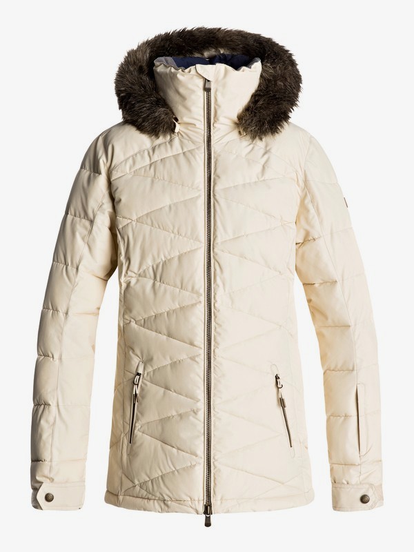 roxy, Quinn - Snow Jacket for Women, ANGORA (tee0) 0 Quinn - Snow Jacket for Women Beige ERJTJ03111 Roxy