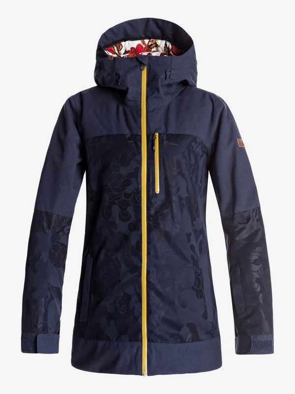 roxy, Torah Bright Stormfall - Veste de snow pour Femme, PEACOAT (btn0) 0 Torah Bright Stormfall - Veste de snow pour Femme Bleu ERJTJ03112 Roxy