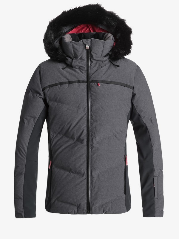 roxy, Snowstorm - Chaqueta De Snow Acolchada para Mujer, TRUE BLACK (kvj0) 0 Snowstorm - Chaqueta De Snow Acolchada para Mujer Negro ERJTJ03156 Roxy