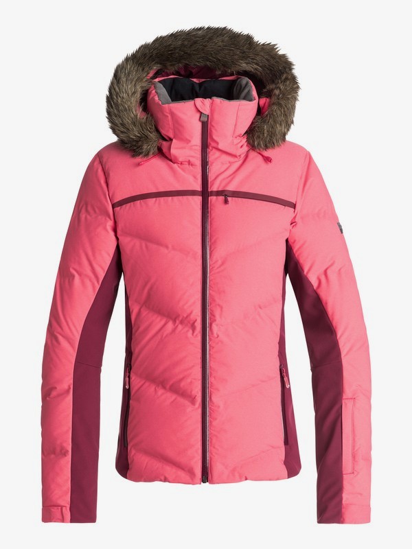 roxy, Snowstorm - Chaqueta De Snow Acolchada para Mujer, TEABERRY (mmn0) 0 Snowstorm - Chaqueta De Snow Acolchada para Mujer Rosa ERJTJ03156 Roxy