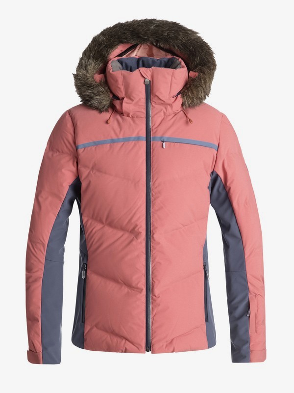 roxy, Сноубордическая куртка Snowstorm, DUSTY CEDAR (mmr0) 0 Сноубордическая куртка Snowstorm Розовый ERJTJ03156 Roxy