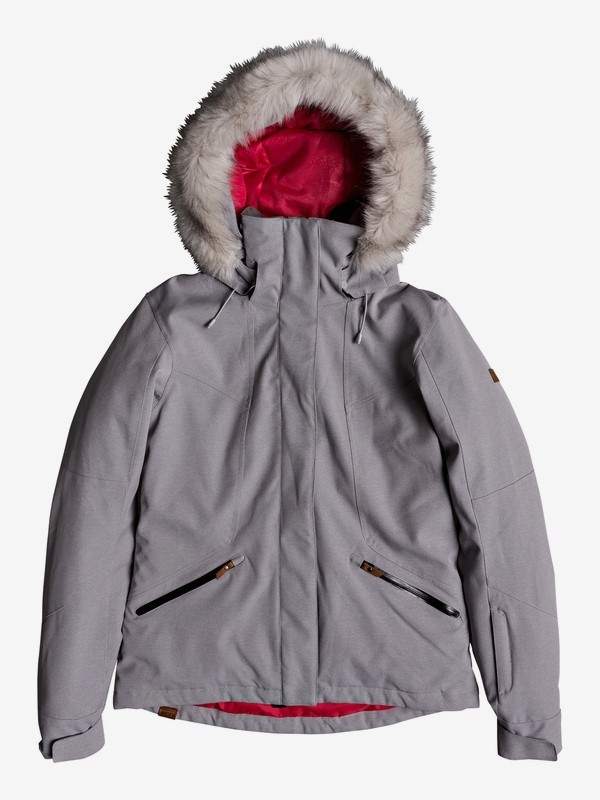 roxy, Atmosphere - Veste de snow pour Femme, WARM HEATHER GREY (sjeh) 0 Atmosphere - Veste de snow pour Femme Gris ERJTJ03158 Roxy