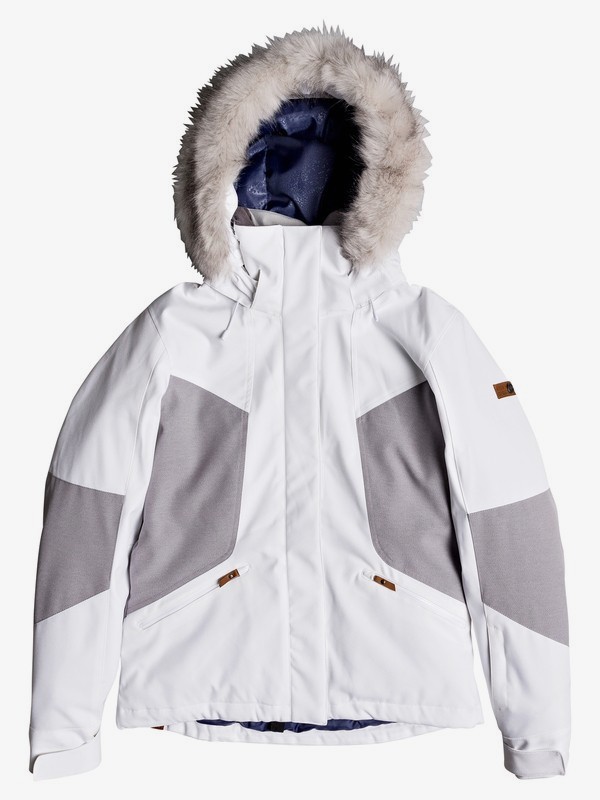 roxy, Atmosphere - Veste de snow pour Femme, BRIGHT WHITE (wbb0) 0 Atmosphere - Veste de snow pour Femme Blanc ERJTJ03158 Roxy