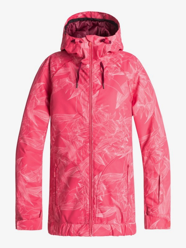 roxy, Valley - Veste de snow pour Femme, TEA BERRY_WASHED FLORAL (mmn1) 0 Valley - Veste de snow pour Femme Rose ERJTJ03161 Roxy