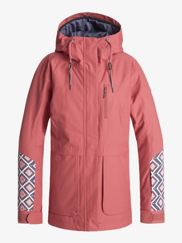 roxy, Andie Snow Jacket, DUSTY CEDAR (mmr0) 0 Andie Snow Jacket Pink ERJTJ03168 Roxy