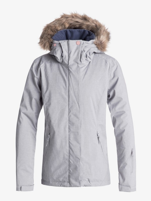 roxy, Jet Ski - Veste de snow pour Femme, WARM HEATHER GREY (sjeh) 0 Jet Ski - Veste de snow pour Femme Gris ERJTJ03181 Roxy