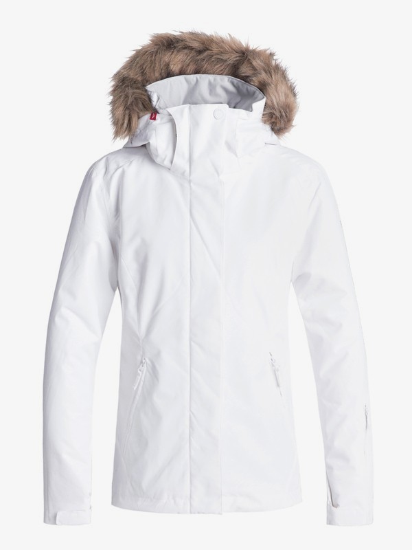 roxy, Jet Ski - Veste de snow pour Femme, BRIGHT WHITE_KERALA EMBOSS (wbb8) 0 Jet Ski - Veste de snow pour Femme Blanc ERJTJ03181 Roxy