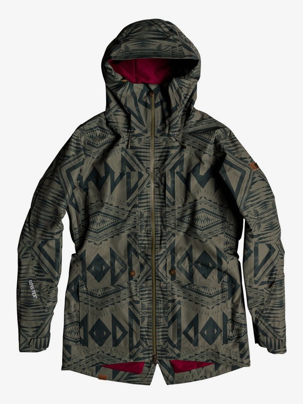 roxy, Glade 2L GORE-TEX® Snow Jacket, FOUR LEAF CLOVER_MATADOR (gph1) 0 Glade 2L GORE-TEX® Snow Jacket Green ERJTJ03192 Roxy