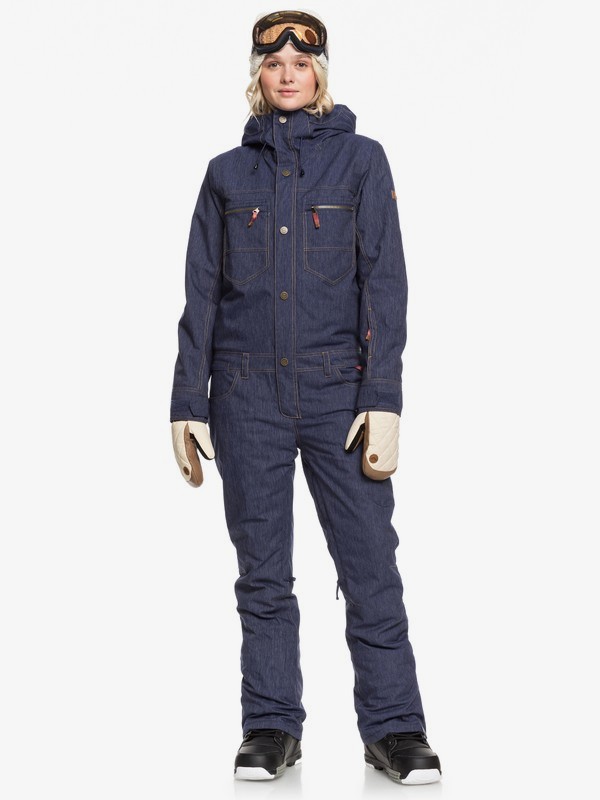 roxy, Formation Snowsuit, MID DENIM (bng0) 0 Formation Snowsuit Blue ERJTJ03226 Roxy