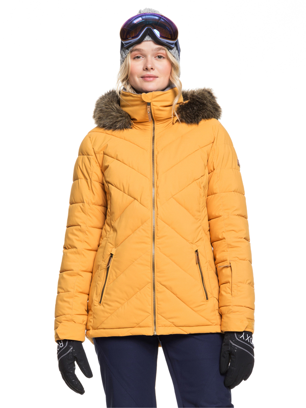 roxy, Quinn Snow Jacket, SPRUCE YELLOW (ylk0) 0 Quinn Snow Jacket Yellow ERJTJ03227 Roxy