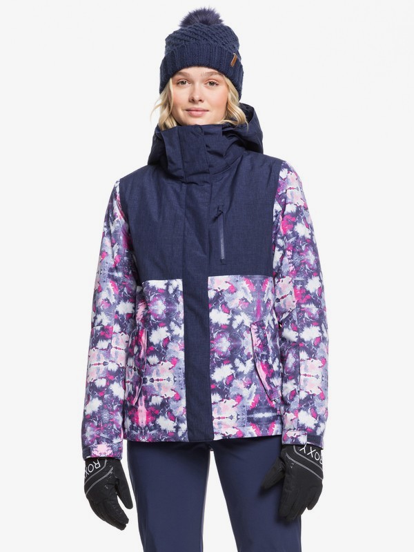 roxy, ROXY Jetty Snow Jacket, MEDIEVAL BLUE CLOUDY DAY (bte1) 0 ROXY Jetty Snow Jacket Blue ERJTJ03232 Roxy