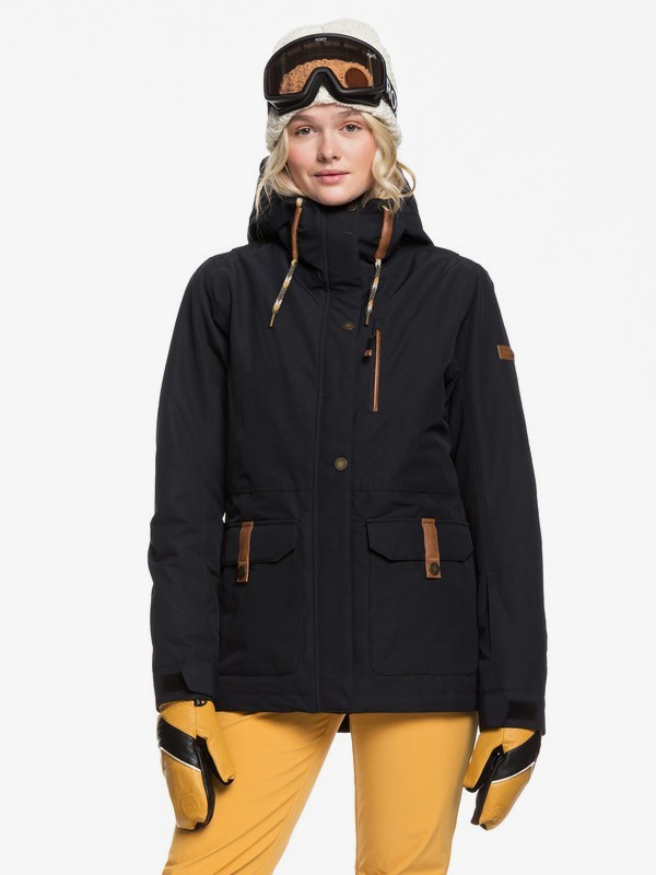 roxy, Andie Snow Jacket, TRUE BLACK (kvj0) 0 Andie Snow Jacket Black ERJTJ03236 Roxy